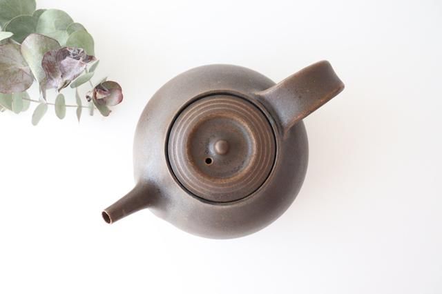 伊万里　蓋付鉢　M586 鉄釉蓋付鉢（大）