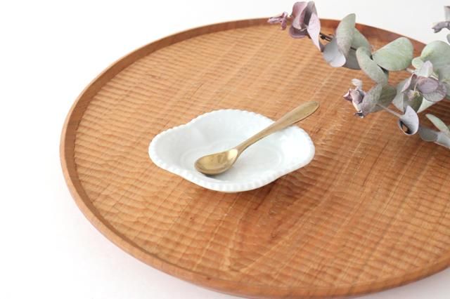 木瓜手塩皿｜白磁｜磁器｜有田焼｜伊万里焼｜和食器通販｜うちる