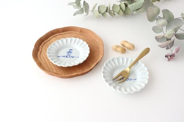 送料込み☆砥部焼/角皿/バレリーナ/森陶房kaori □入荷/森陶