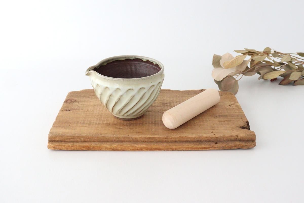 すり鉢｜小｜白｜陶器｜小代焼ちひろ窯｜和食器通販｜うちる｜和食器の