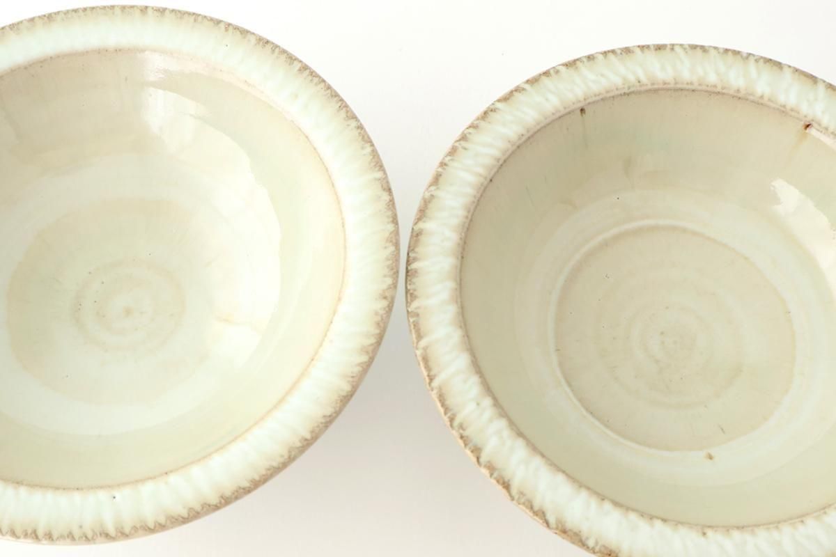 リム浅鉢｜6寸｜白｜陶器｜小代焼ちひろ窯｜和食器通販｜うちる｜和