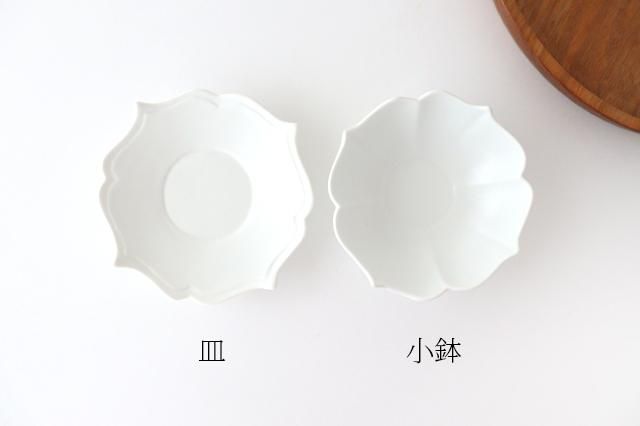 桔梗渕小鉢｜白マット｜磁器｜有田焼｜和食器通販｜うちる｜和