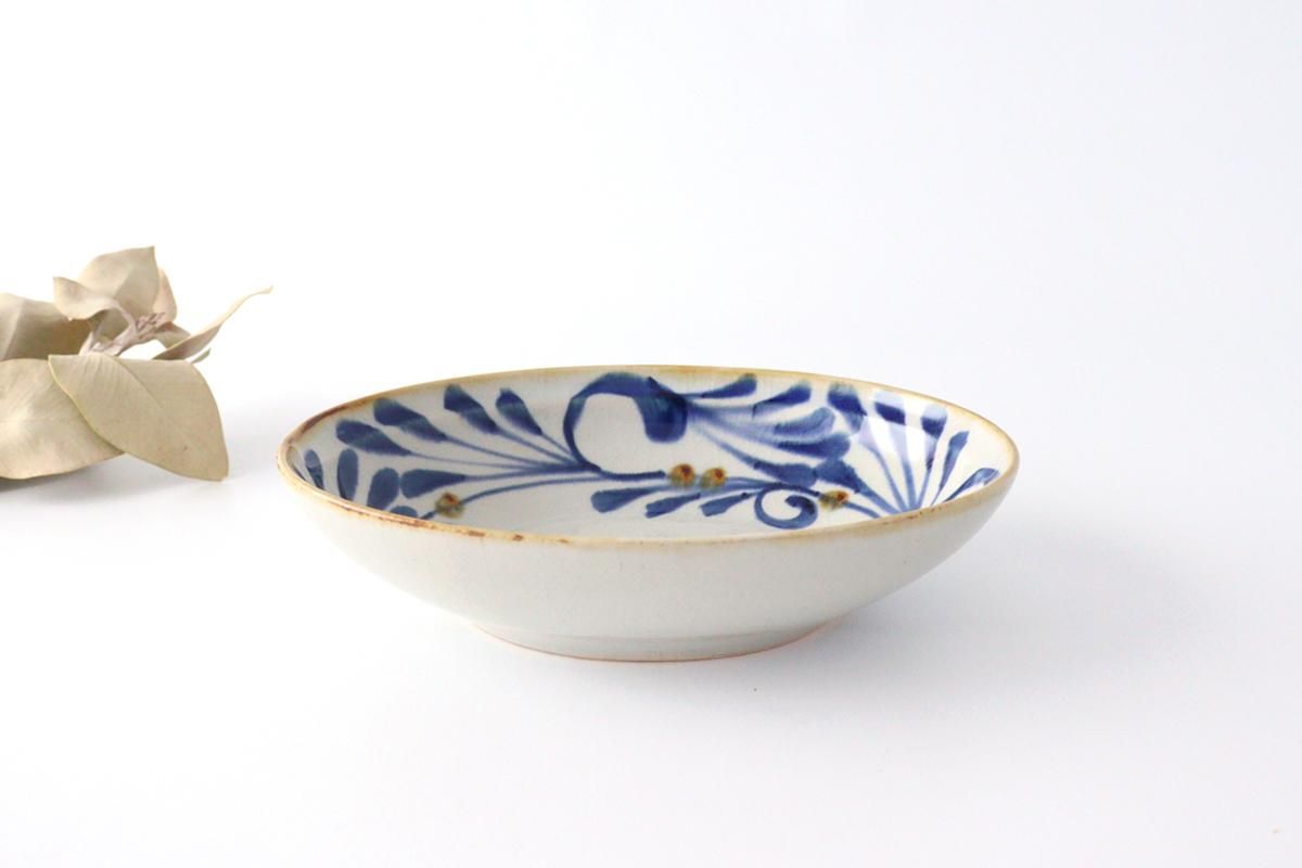 藍色唐草文様 染付 大鉢 楽天市場】明朝唐草文様 31cm 染付大皿31.2x5.7cm お惣菜の