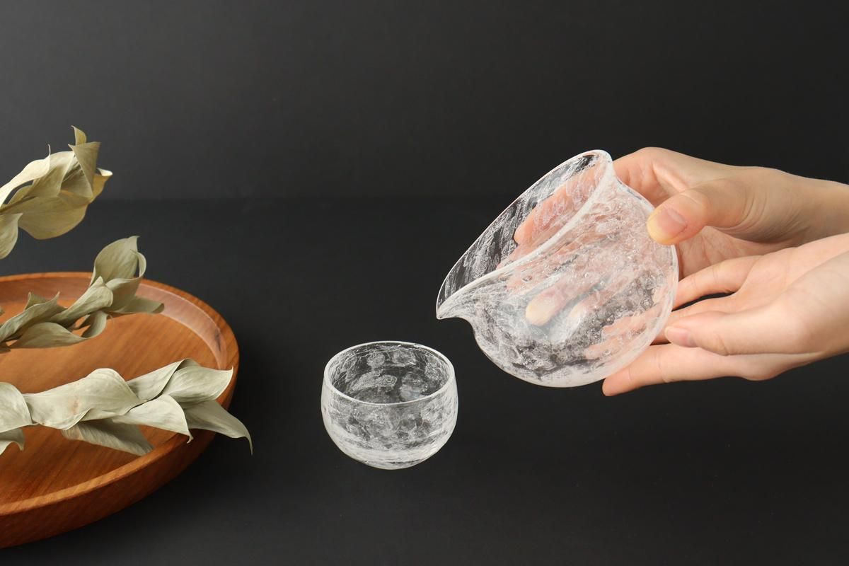 マシラ盃｜ガラス｜ヤマノネ硝子｜和食器通販｜うちる｜和食器の皿、鉢