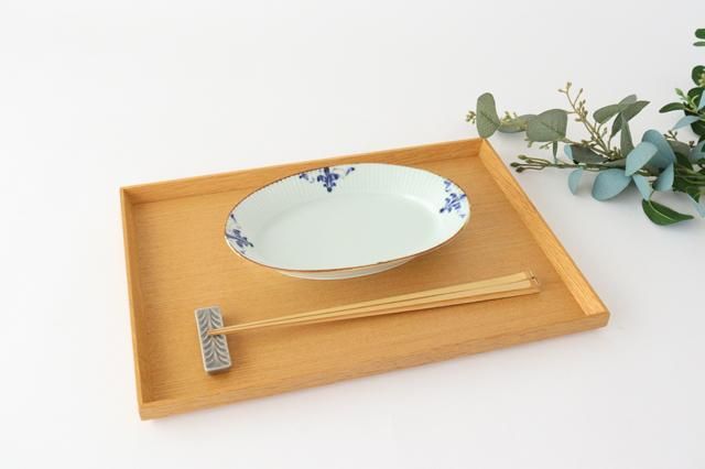 しのぎオーバル皿｜M｜LEAVES｜磁器｜皓洋窯｜有田焼｜和食器