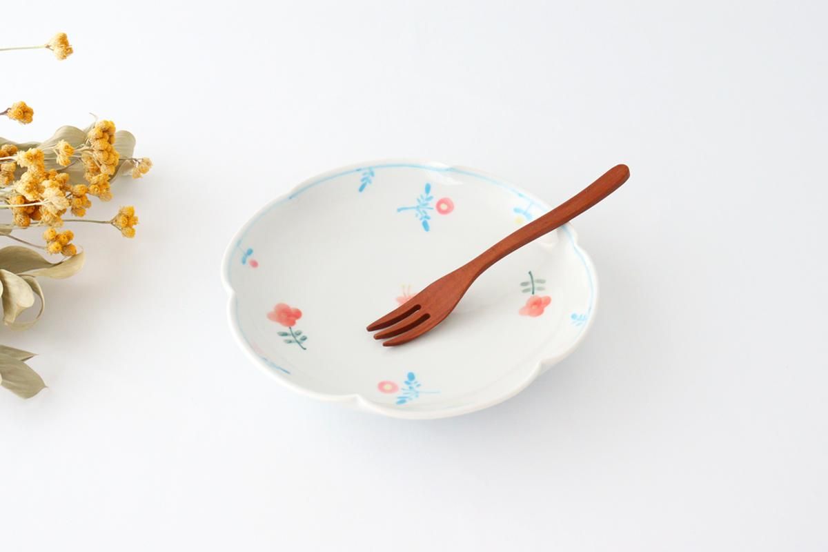 楽天市場】米満麻子 春色 6.5寸輪花皿【 深皿 和食器 日本製