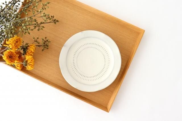 飛鉋｜5寸花リム皿｜陶器｜早川窯元 早川英民｜小石原焼｜和食器通販