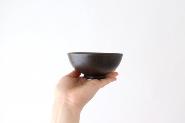  茶碗　黒マット　磁器　アルコ　美濃焼 画像6