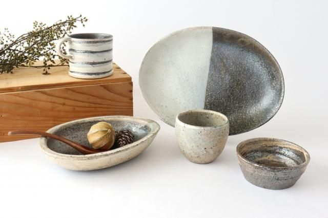 常滑小皿 豆皿｜刷毛目｜陶器｜豆青窯｜常滑焼｜和食器通販｜うちる｜和食器の皿