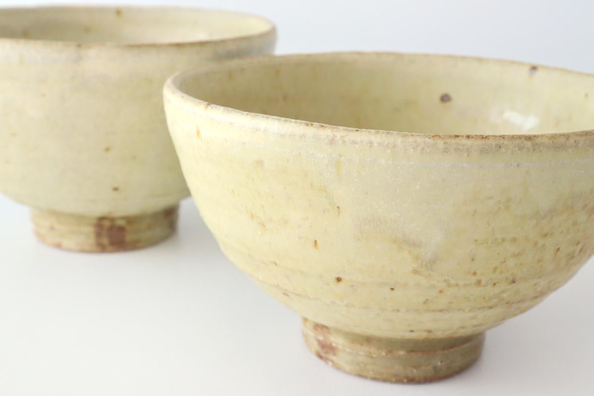 【一部未使用】作家もの 益子焼 佐藤敬 黄粉引 陶器 5枚セット 黄粉引｜小丼5寸｜陶器｜牛窯 佐藤敬｜和食器通販｜うちる｜和食器の皿