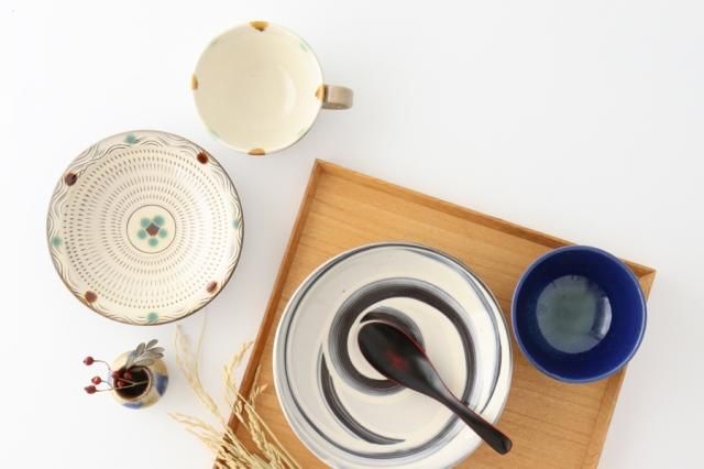 三彩4寸皿｜陶器｜まるた窯 太田剛速｜小石原焼｜和食器通販