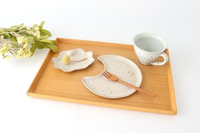 こぐまと四つ葉小皿｜陶器｜キエリ舎｜和食器通販｜うちる｜和