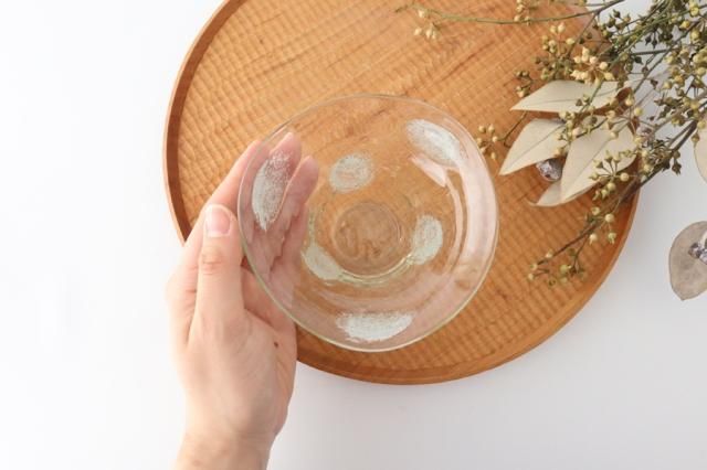 泡水玉らっぱ小鉢｜ガラス｜吹きガラス工房 一星｜和食器通販