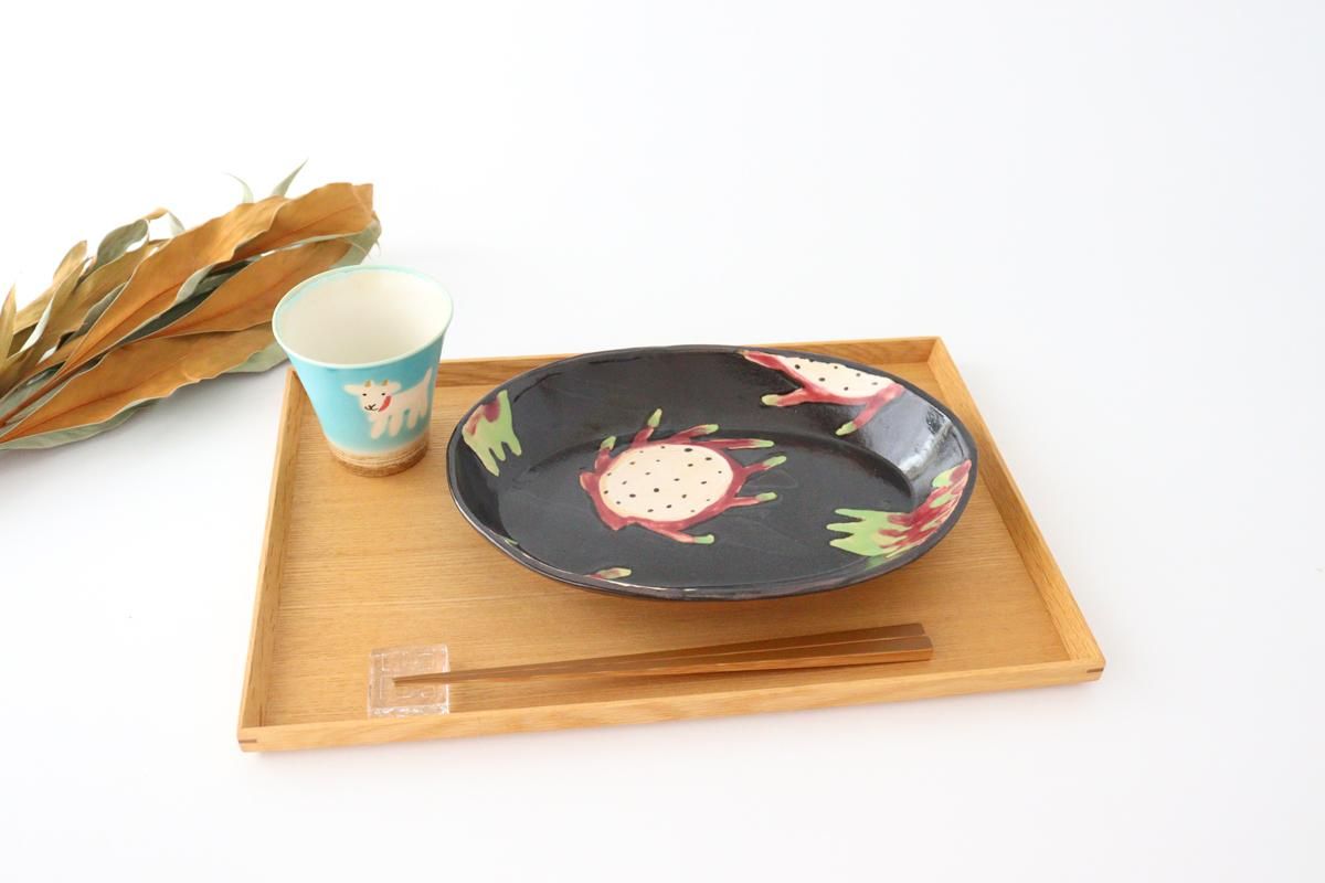 フリーカップ｜ヤギ｜青｜陶器｜atelier qucchane｜やちむん｜和食器