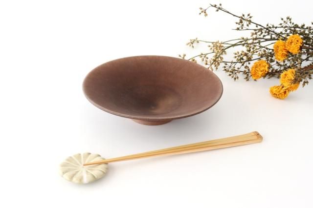 浅鉢｜大｜栗茶｜陶器｜昇陽窯｜丹波焼｜和食器通販｜うちる｜和食器の