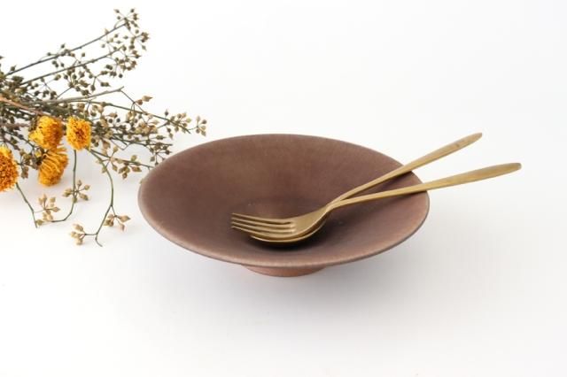 浅鉢｜大｜栗茶｜陶器｜昇陽窯｜丹波焼｜和食器通販｜うちる｜和食器の