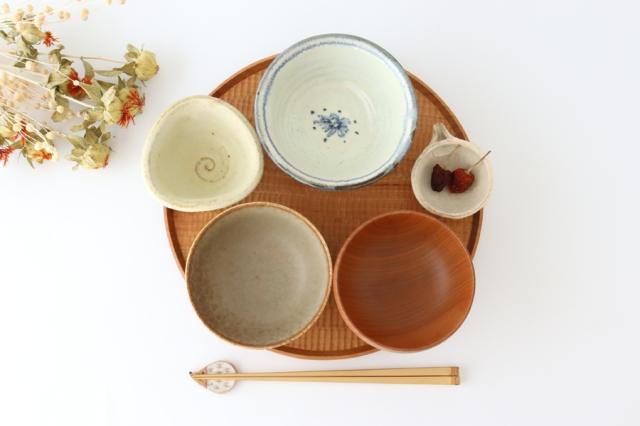 【一部未使用】作家もの 益子焼 佐藤敬 黄粉引 陶器 5枚セット 一部未使用】作家もの 益子焼 佐藤敬 黄粉引 陶器 5枚セット