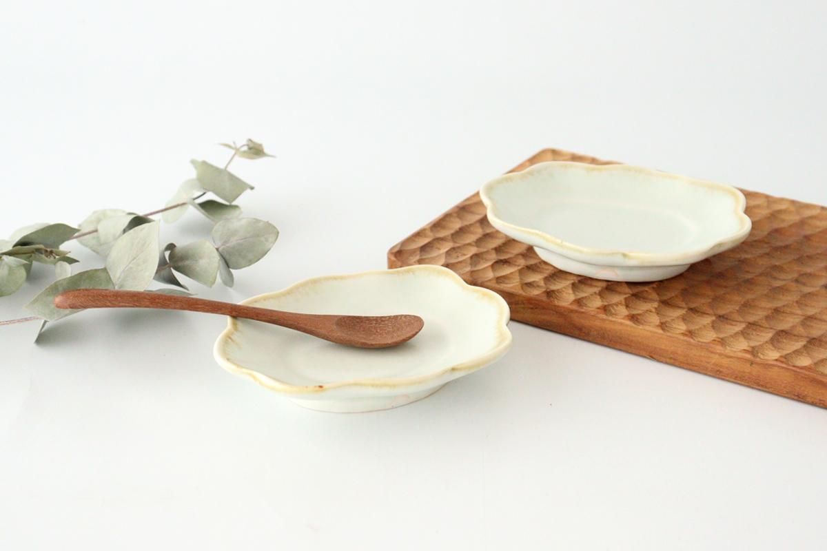 変形小皿｜灰｜磁器｜水谷和音｜和食器通販｜うちる｜和食器の皿