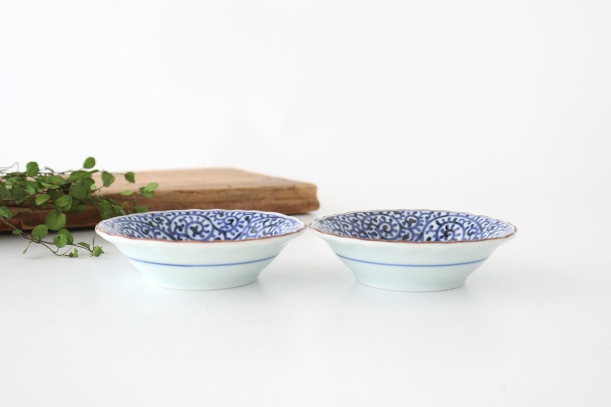豆皿|唐草|磁器|美濃焼|和食器通販|うちる|和食器の皿、鉢 豆皿|唐草|磁器|美濃焼|和食器通販|うちる|和食器の皿、鉢