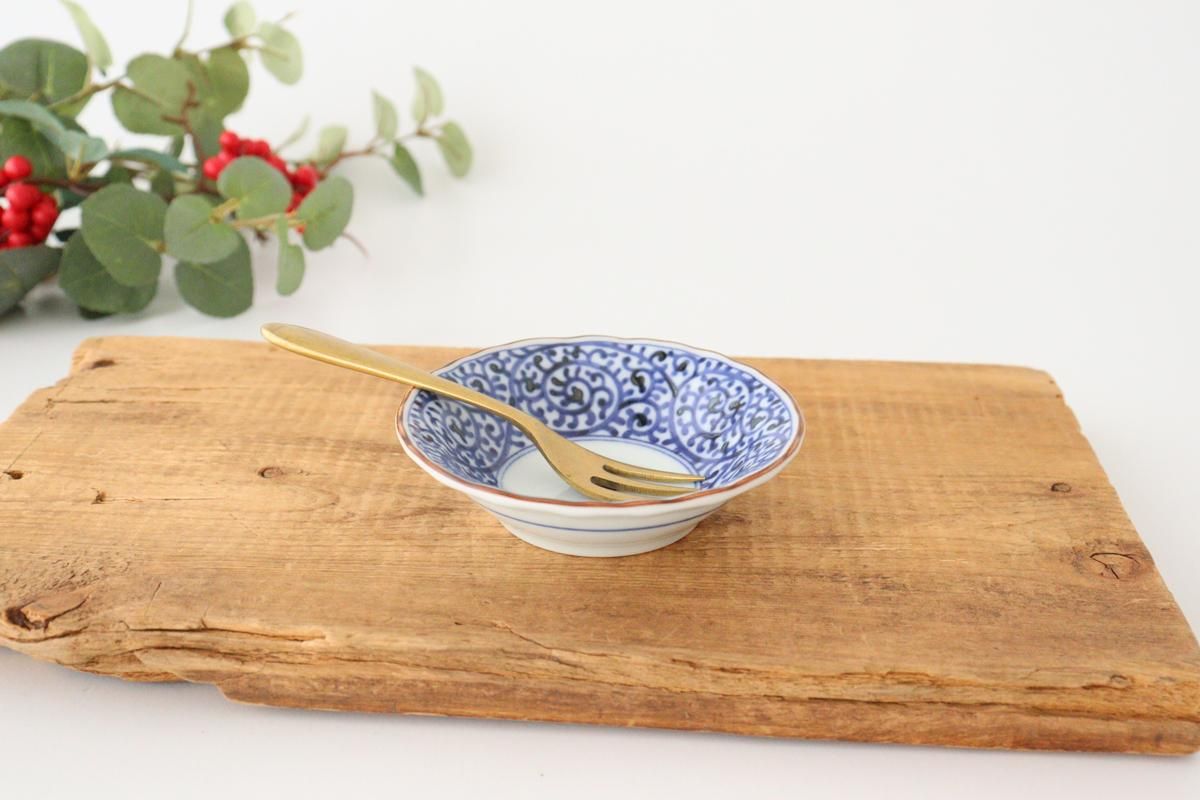 豆皿|唐草|磁器|美濃焼|和食器通販|うちる|和食器の皿、鉢 豆皿|唐草|磁器|美濃焼|和食器通販|うちる|和食器の皿、鉢