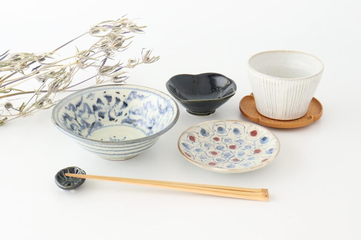 安南玉渕唐草｜5寸鉢｜陶器｜工房禅 横田勝郎｜和食器通販｜うち