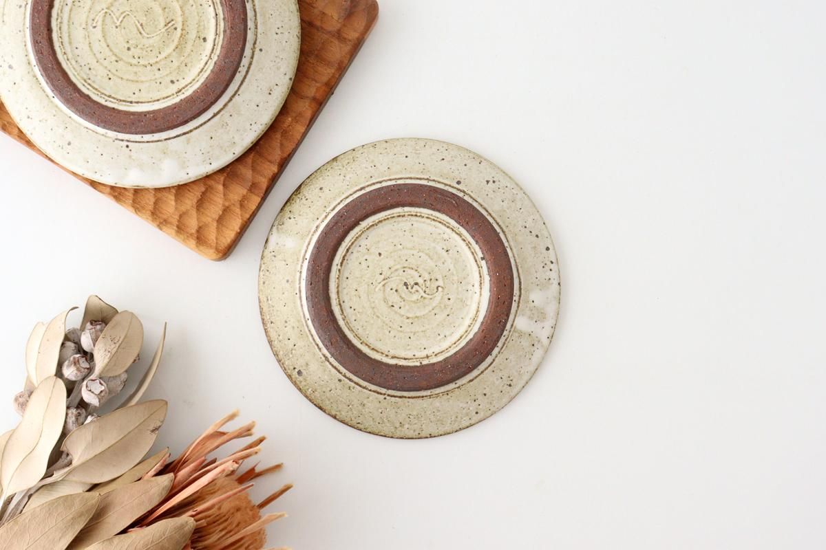 5寸皿｜ナナメしのぎ｜陶器｜tomaru｜信楽焼｜和食器通販｜うちる｜和