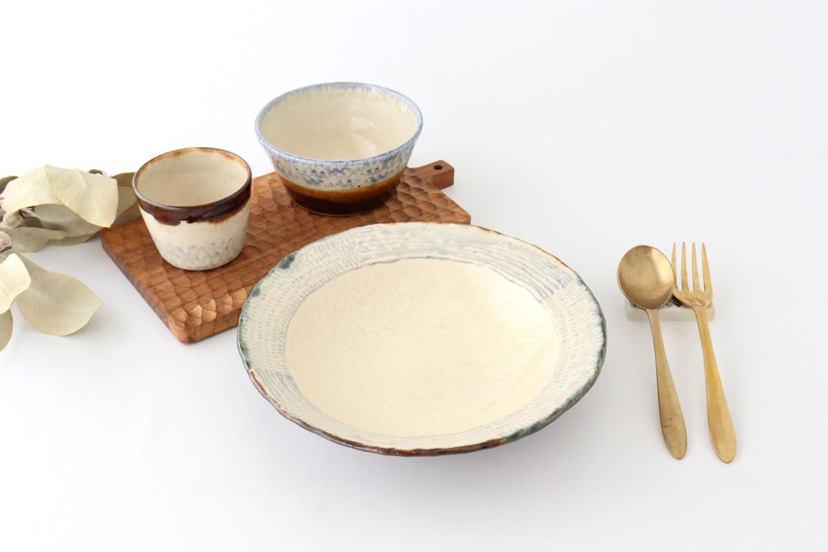 リム鉢｜陶器｜蓮見かおり｜益子焼｜和食器通販｜うちる｜和食器の皿