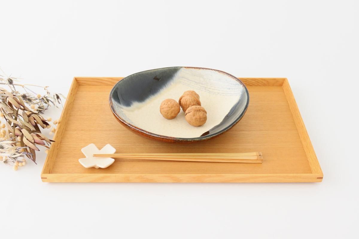 楕円鉢｜陶器｜蓮見かおり｜益子焼｜和食器通販｜うちる｜和食器の皿