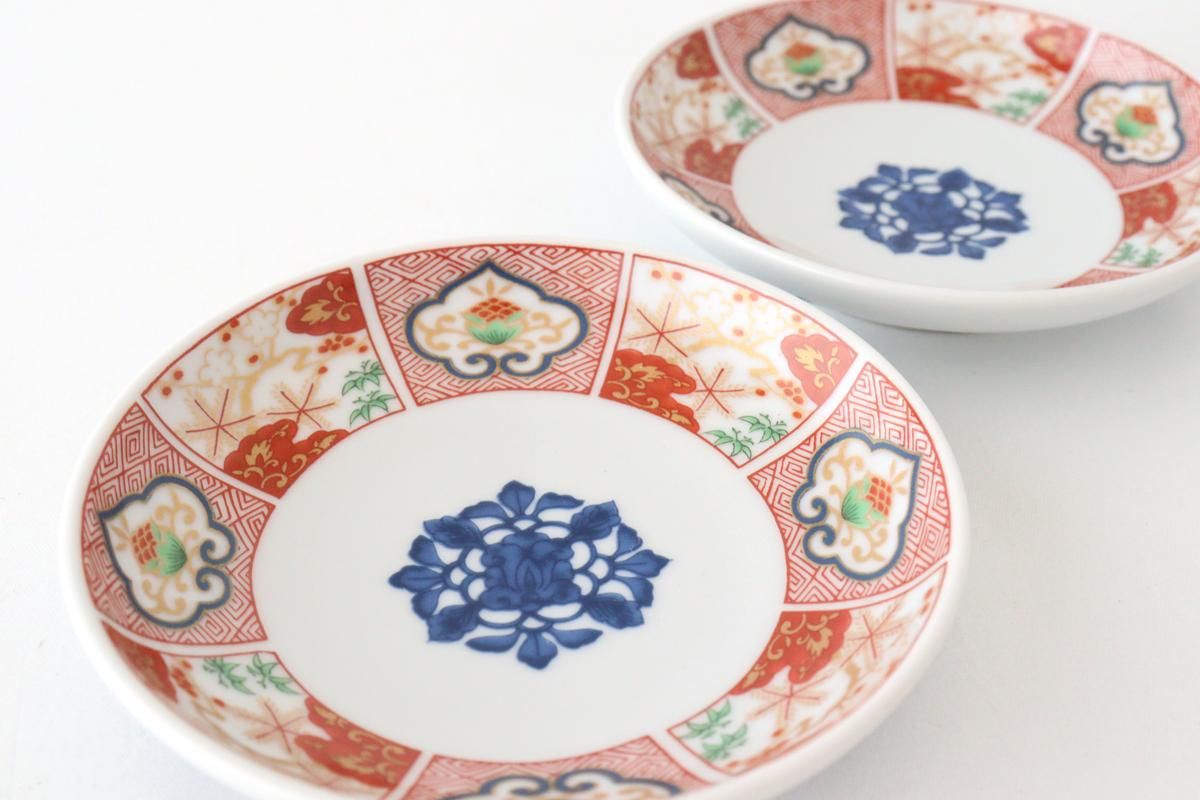 小皿｜金彩窓絵｜磁器｜波佐見焼｜和食器通販｜うちる｜和食器の