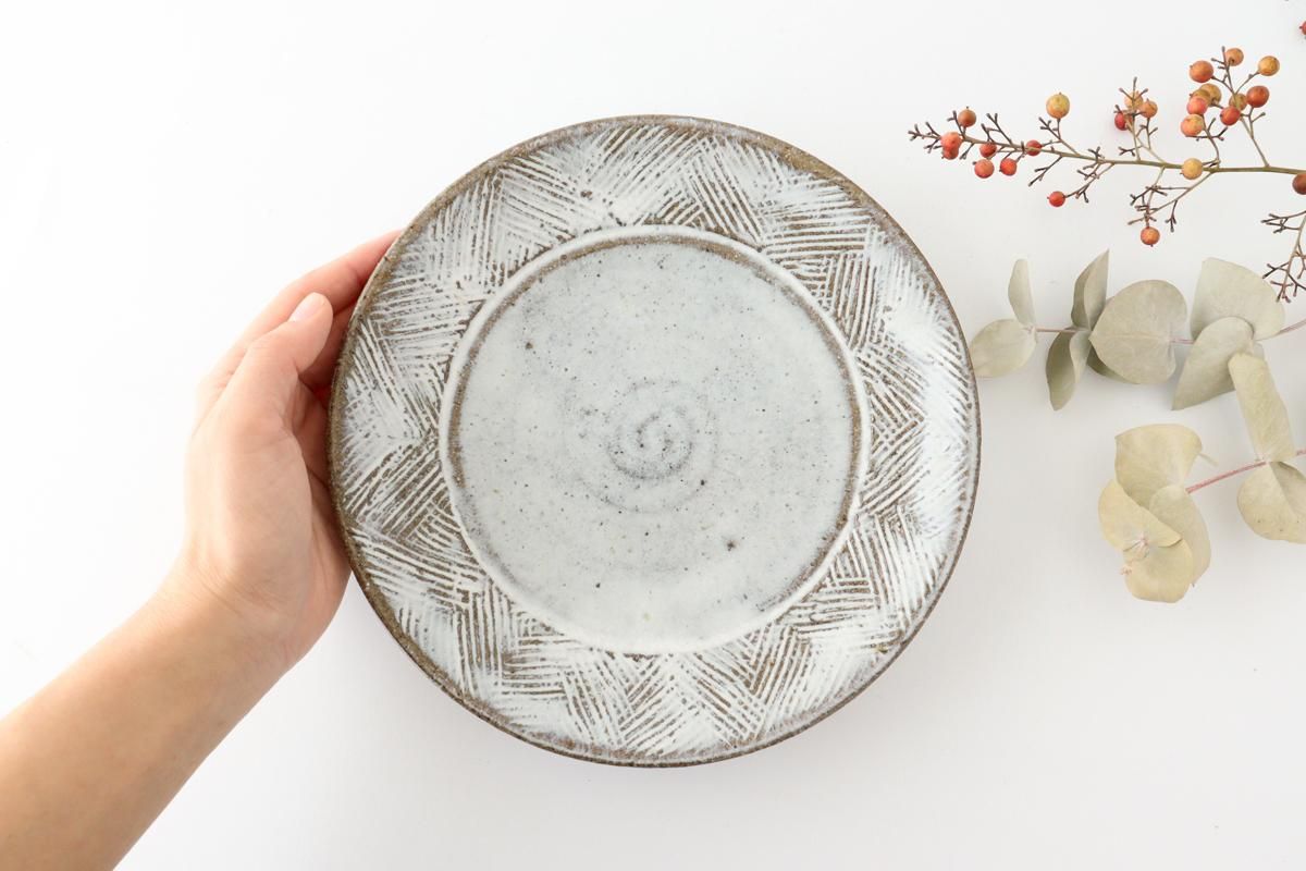 アヤ｜しの｜7寸皿｜陶器｜小代瑞穂窯 福田るい｜和食器通販｜うちる