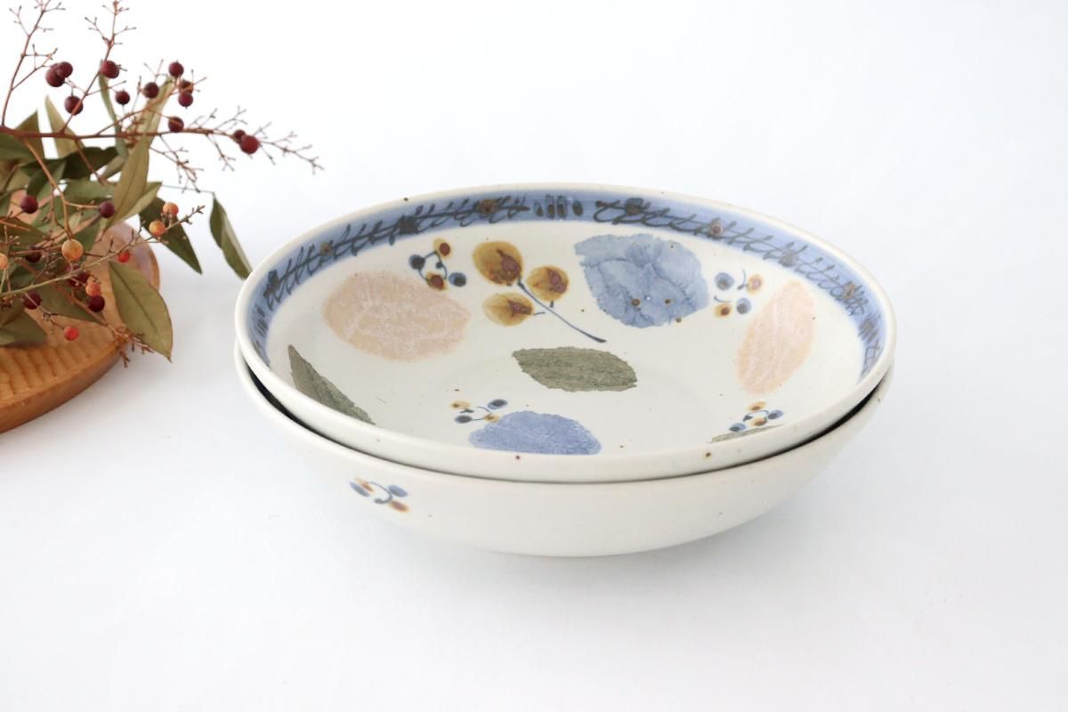 鉢｜木の葉｜半磁器｜森陶房｜砥部焼｜和食器通販｜うちる｜和食器の皿