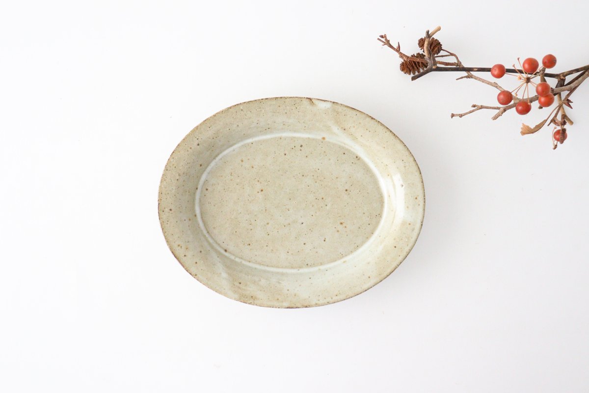 海外花系 Ash glaze Flat plate AD1300~ 元~明_平皿_灰釉 - 通販 - cna