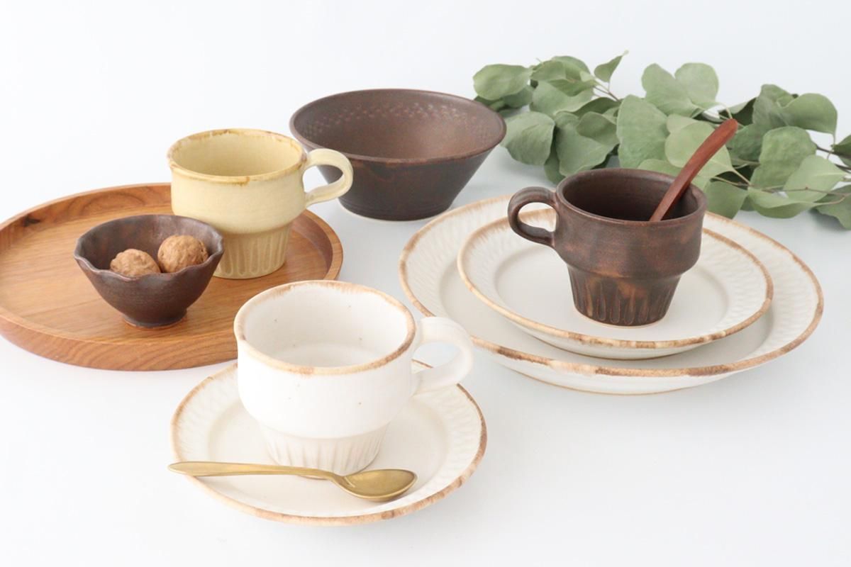 ダークブラウン｜スタッキングマグ｜陶器｜中野明彦｜和食器通販｜うち