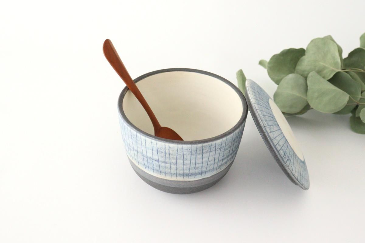 IND陶おひつ｜2合｜線｜陶器｜ココチ舎｜丹波焼｜和食器通販｜うちる