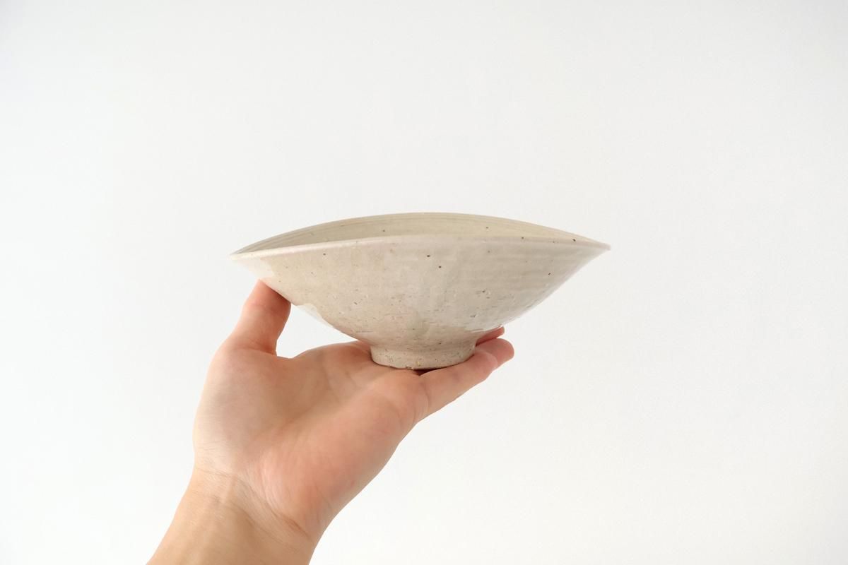 りんご灰釉たわみ鉢｜陶器｜戸津圭一郎｜和食器通販｜うちる｜和食器の