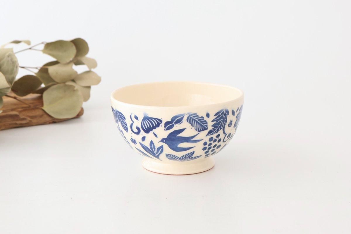 中国 とう彩 花草紋高足杯 大明成化年製銘 送料込み1019 中国とう彩