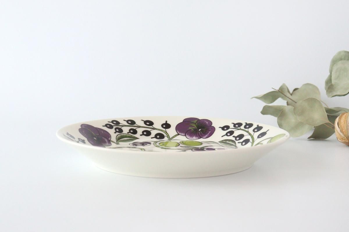 アラビア｜パラティッシ｜プレート｜26cm｜パープル｜磁器｜ARABIA