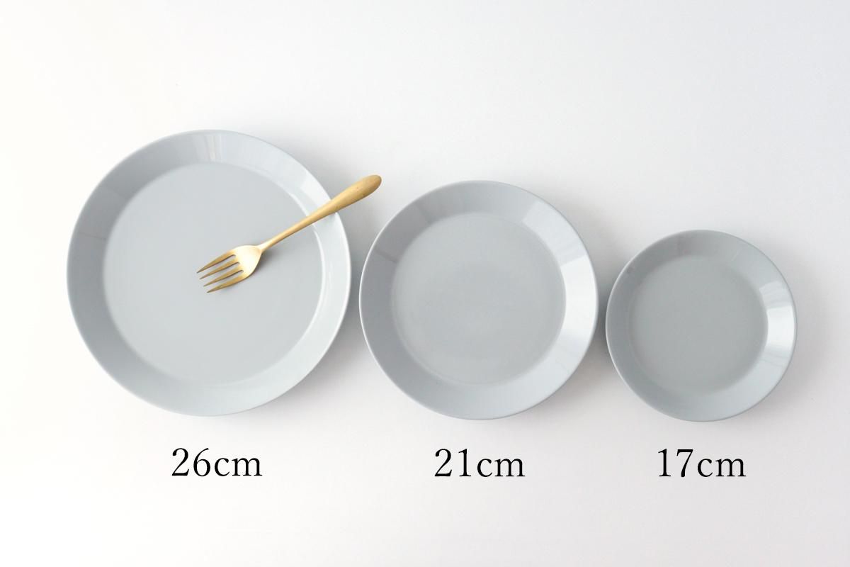 イッタラ｜ティーマ｜プレート｜21cm｜パールグレー｜磁器｜iittala