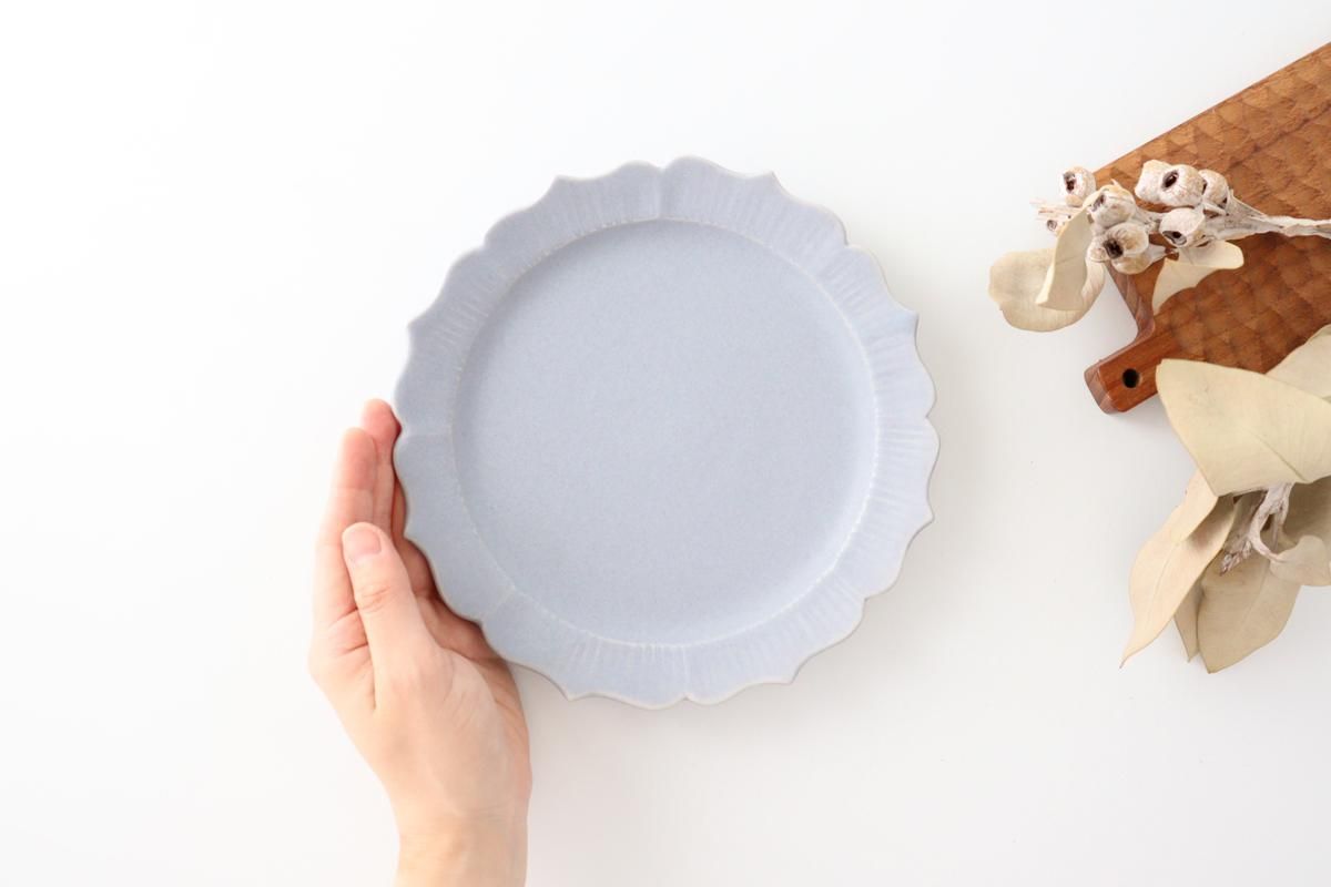 山野辺彩　皿②　径約20㎝　高さ約4.3㎝ 山野辺彩 皿② 径約20㎝ 高さ約4.3㎝