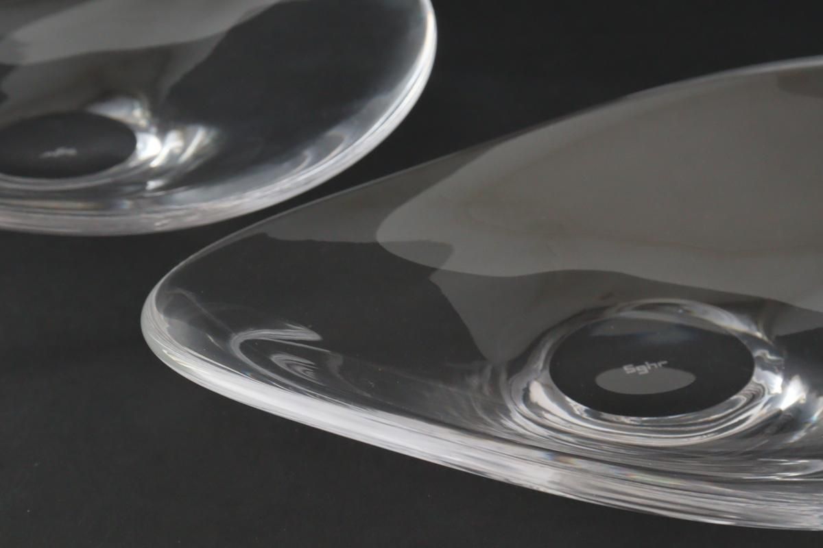 トゥッティー｜プレート｜L｜クリアー｜ガラス｜Sghr スガハラ｜和食器