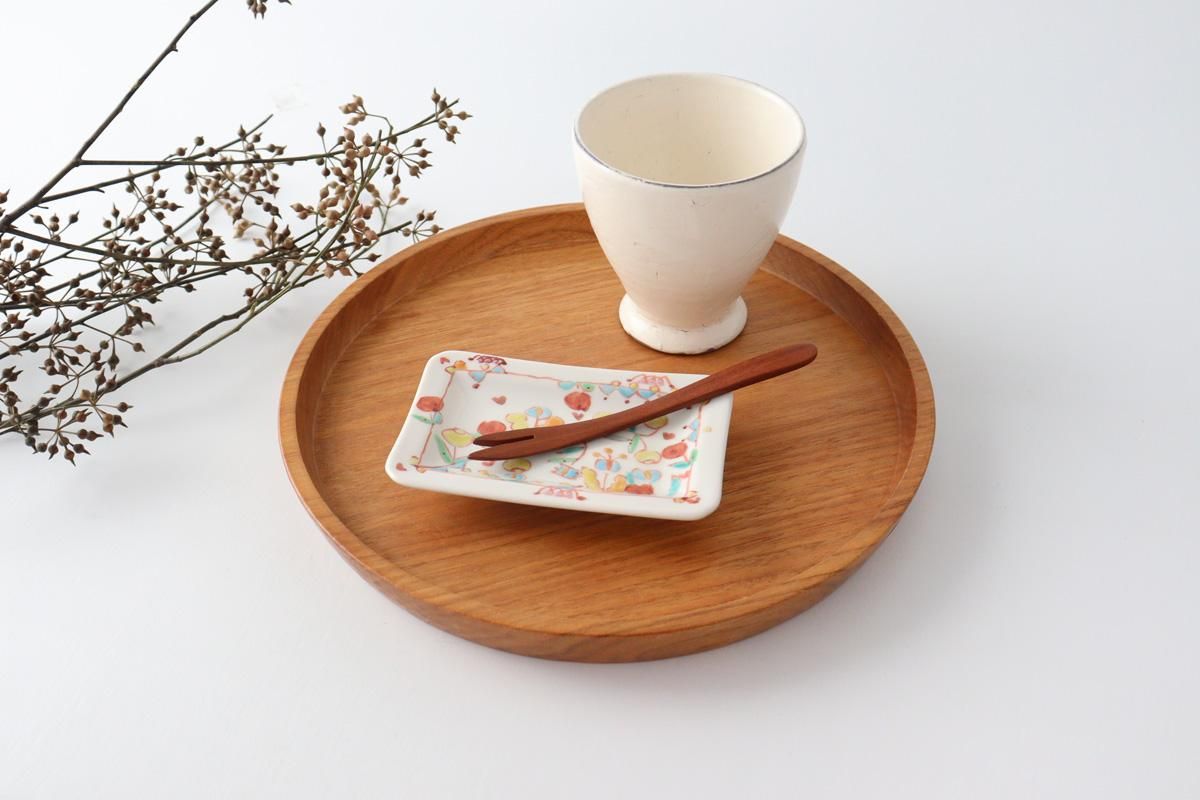 長角小皿|花更紗|磁器|銀舟窯|九谷焼|和食器通販|うちる 長角小皿|花更紗|磁器|銀舟窯|九谷焼|和食器通販|うちる