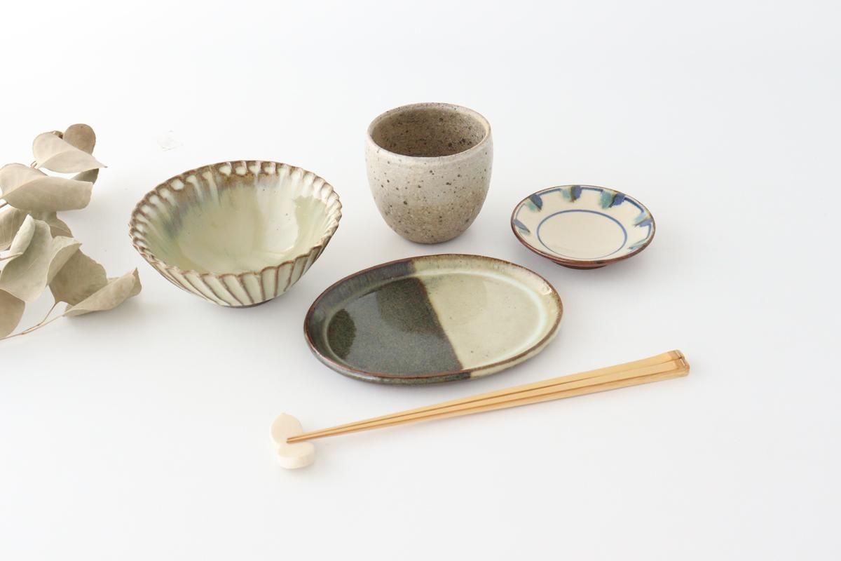 しのぎ取り鉢｜白｜陶器｜小代焼ちひろ窯｜和食器通販｜うちる