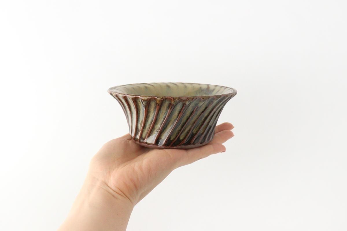 しのぎ｜反り鉢｜合せ｜陶器｜小代焼ちひろ窯｜和食器通販｜うち