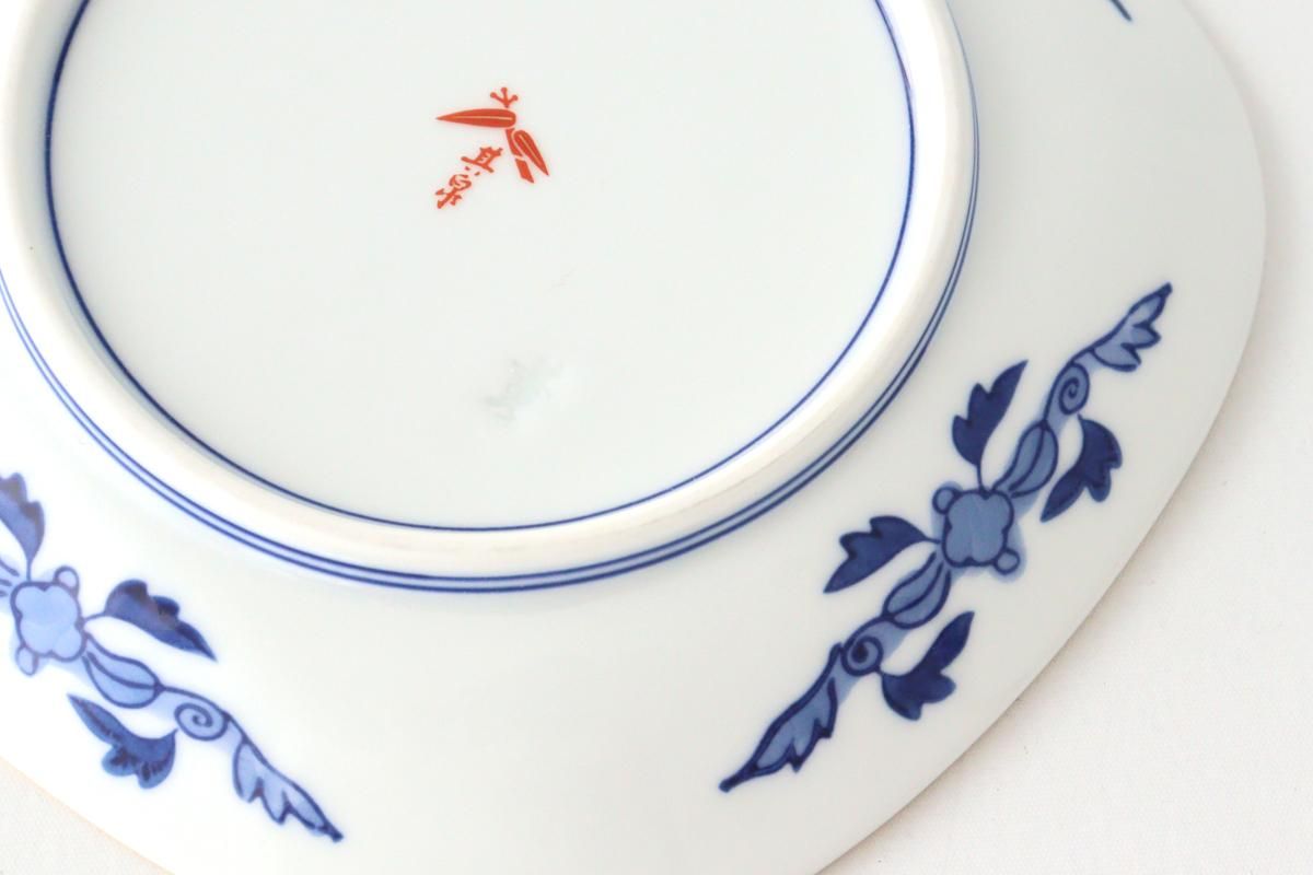 銘々皿｜春秋文｜磁器｜有田焼｜和食器通販｜うちる｜和食器の皿