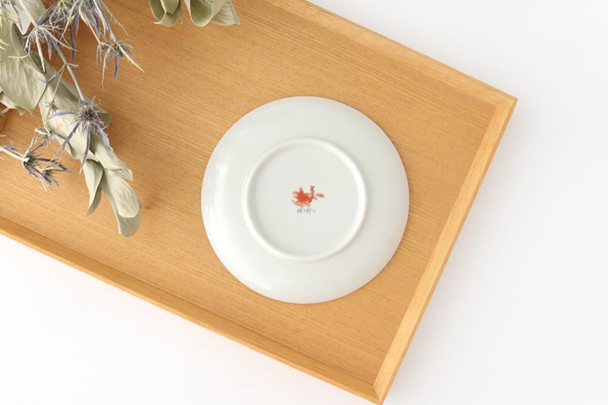 4寸皿｜ルリ金花地紋｜磁器｜林九郎窯｜波佐見焼｜和食器通販