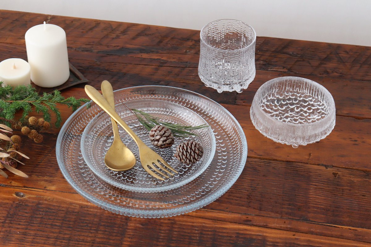 イッタラ｜カステヘルミ｜プレート｜17cm｜クリア｜ガラス｜iittala｜Kastehelmi｜和食器通販｜うちる｜和食器の皿、鉢、飯碗など