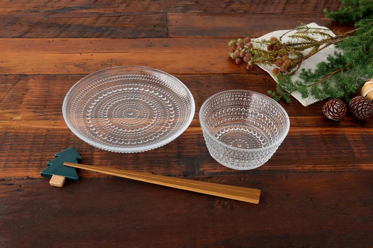 イッタラ｜カステヘルミ｜プレート｜17cm｜クリア｜ガラス｜iittala