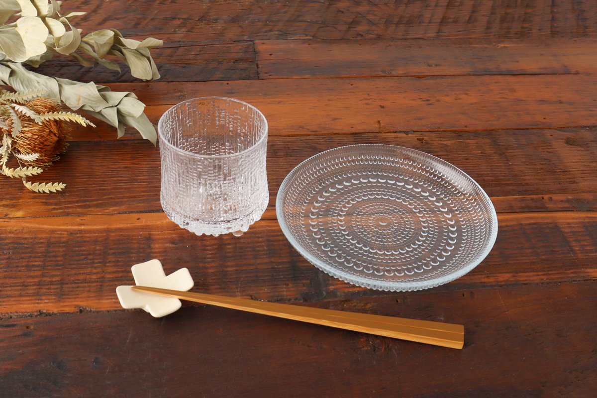 イッタラ｜ウルティマ ツーレ｜オールドファッション ｜L｜クリア｜ガラス｜iittala｜Kastehelmi｜和食器通販｜うちる｜和食器の皿、鉢、飯碗など