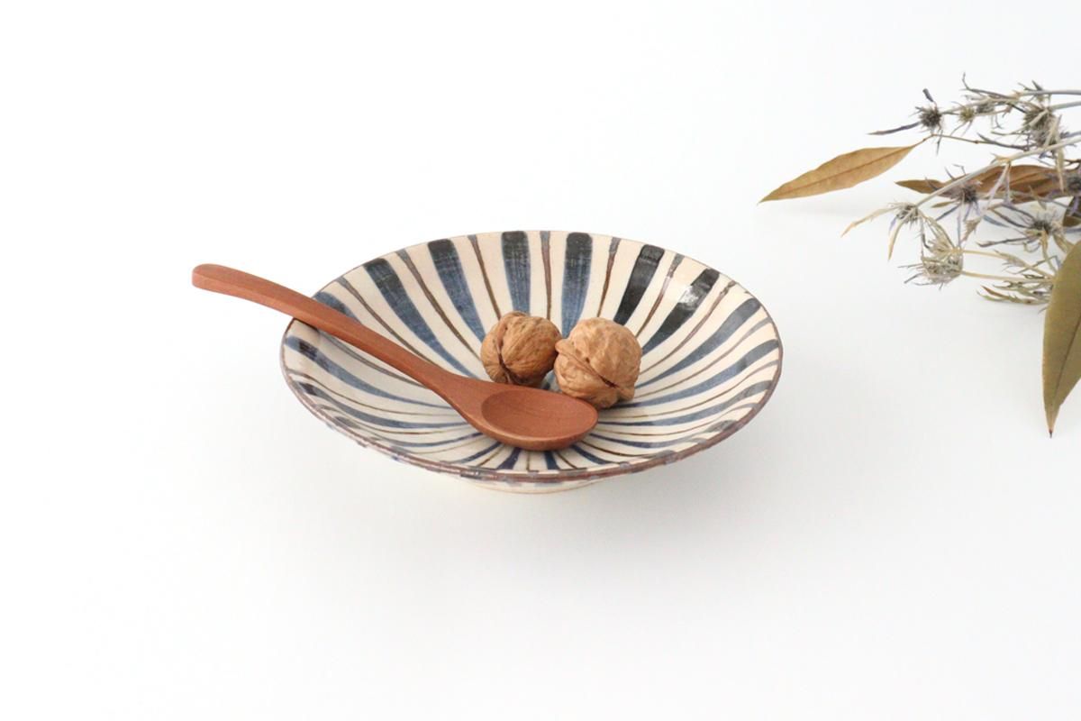 岳中爽果　6寸鉢と平皿4点セット 鉢・ボウル :: 15cm-21cm 中鉢・ボウルM :: 十草浅鉢 6寸