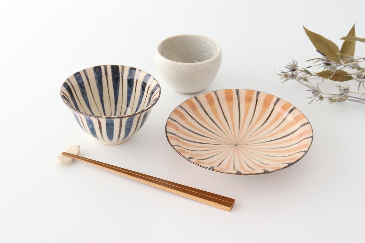6寸平鉢|橙|陶器|麦わら手|美濃焼|うちる|和食器の皿、鉢 6寸平鉢|橙|陶器|麦わら手|美濃焼|うちる|和食器の皿、鉢